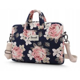 CANVASLIFE BRIEFCASE LAPTOP 15-16 NAVY ROSE Canvaslife