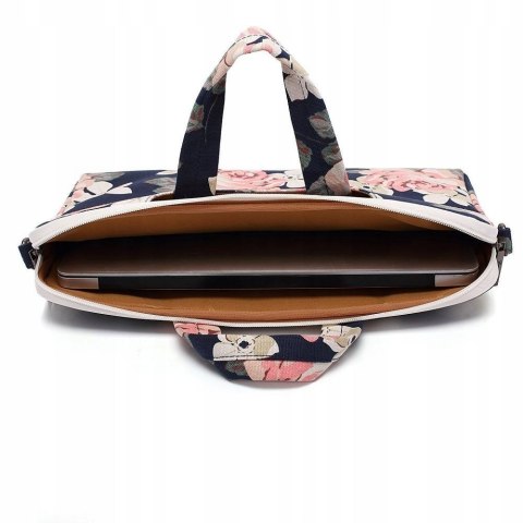 CANVASLIFE BRIEFCASE LAPTOP 15-16 NAVY ROSE Canvaslife