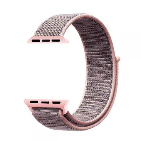 TECH-PROTECT NYLON APPLE WATCH 8 / 9 / 10 / 11 / SE (40 / 41 / 42 MM) PINK SAND Tech-Protect