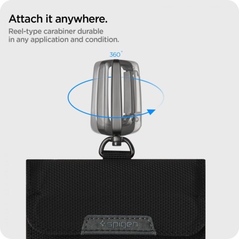 KLATKA FARADAYA SPIGEN POUCH KEYLESS RFID SIGNAL BLOCKER BLACK Spigen