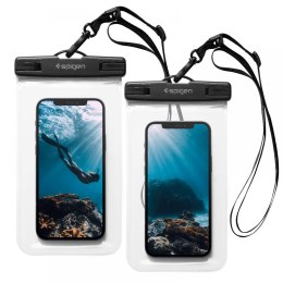 SPIGEN A601 UNIVERSAL WATERPROOF CASE 2-PACK CRYSTAL CLEAR Spigen