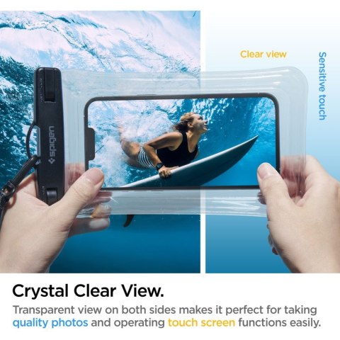 SPIGEN A610 UNIVERSAL WATERPROOF FLOATING CASE CRYSTAL CLEAR Spigen