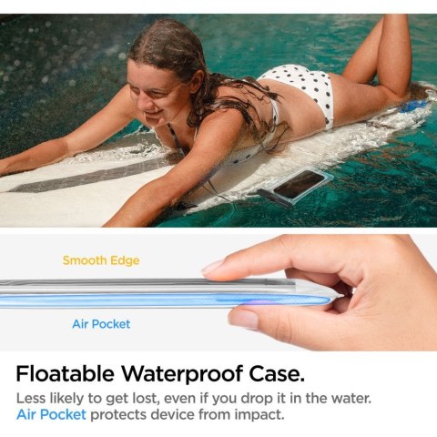 SPIGEN A610 UNIVERSAL WATERPROOF FLOATING CASE CRYSTAL CLEAR Spigen