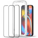 SZKŁO HARTOWANE SPIGEN ALM GLASS FC 2-PACK IPHONE 13 / 13 PRO / 14 / 16E / 17E BLACK Spigen
