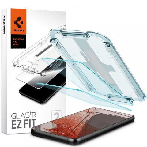 SZKŁO HARTOWANE SPIGEN GLAS.TR "EZ FIT" 2-PACK GALAXY S22 Spigen