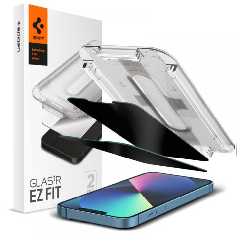SZKŁO HARTOWANE SPIGEN GLAS.TR "EZ FIT" 2-PACK IPHONE 13 PRO MAX PRIVACY Spigen