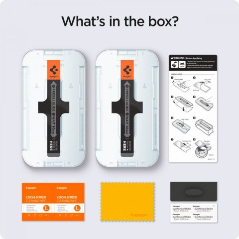 SZKŁO HARTOWANE SPIGEN GLAS.TR "EZ FIT" 2-PACK IPHONE 13 PRO MAX PRIVACY Spigen