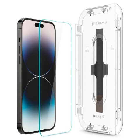 SZKŁO HARTOWANE SPIGEN GLAS.TR "EZ FIT" 2-PACK IPHONE 14 PRO CLEAR Spigen