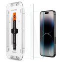 SZKŁO HARTOWANE SPIGEN GLAS.TR "EZ FIT" 2-PACK IPHONE 14 PRO CLEAR Spigen