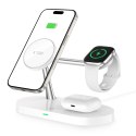 TECH-PROTECT A12 3IN1 MAGNETIC MAGSAFE WIRELESS CHARGER WHITE Tech-Protect
