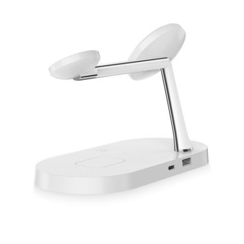 TECH-PROTECT A12 3IN1 MAGNETIC MAGSAFE WIRELESS CHARGER WHITE Tech-Protect