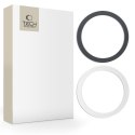 TECH-PROTECT MAGMAT MAGSAFE UNIVERSAL MAGNETIC RING 2-PACK BLACK & SILVER Tech-Protect