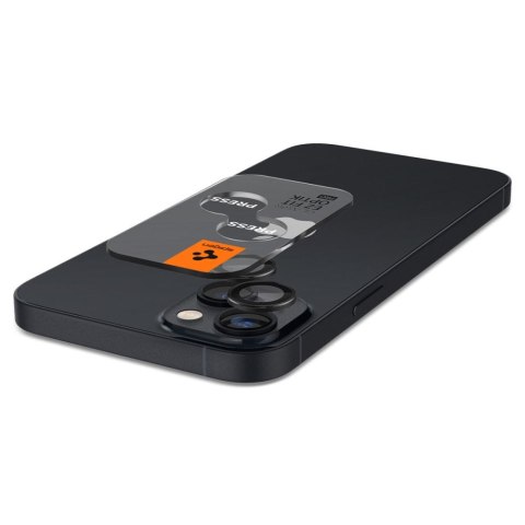 OSŁONA APARATU SPIGEN OPTIK.TR "EZ FIT" CAMERA PROTECTOR 2-PACK IPHONE 14 / 14 PLUS / 15 / 15 PLUS BLACK Spigen