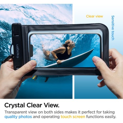 SPIGEN A601 UNIVERSAL WATERPROOF CASE 2-PACK BLACK Spigen