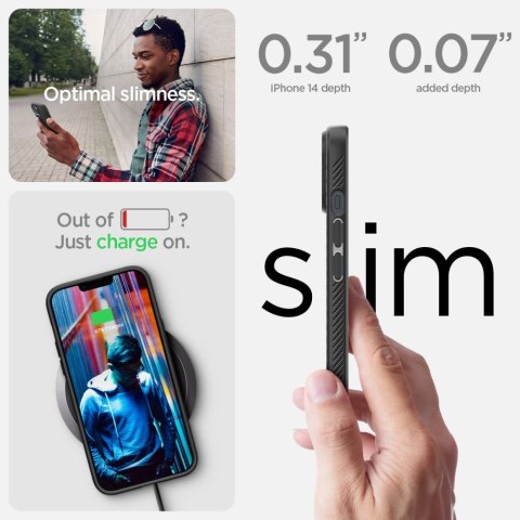 SPIGEN LIQUID AIR IPHONE 14 PLUS / 15 PLUS MATTE BLACK Spigen