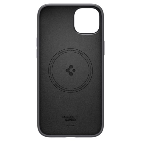 SPIGEN SILICONE FIT MAG MAGSAFE IPHONE 14 PLUS / 15 PLUS BLACK Spigen