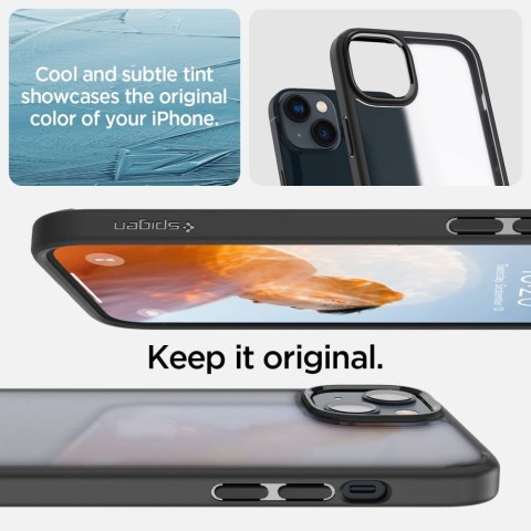 SPIGEN ULTRA HYBRID IPHONE 14 PLUS / 15 PLUS FROST BLACK Spigen