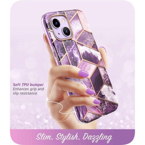SUPCASE COSMO IPHONE 14 PLUS / 15 PLUS MARBLE PURPLE Supcase