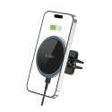 TECH-PROTECT A2 MAGNETIC MAGSAFE VENT CAR MOUNT WIRELESS CHARGER 15W BLACK Tech-Protect