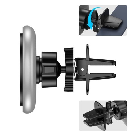 TECH-PROTECT A2 MAGNETIC MAGSAFE VENT CAR MOUNT WIRELESS CHARGER 15W BLACK Tech-Protect