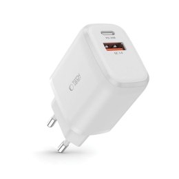 TECH-PROTECT C20W 2-PORT NETWORK CHARGER PD 20W / QC3.0 WHITE Tech-Protect