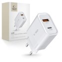 TECH-PROTECT C30W 2-PORT NETWORK CHARGER PD 30W / QC3.0 WHITE Tech-Protect