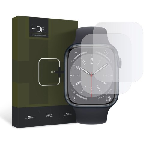 FOLIA HYDROŻELOWA HOFI HYDROFLEX PRO+ 2-PACK APPLE WATCH 6 / 7 / 8 / 9 / SE 1 / 2 / 3 (40 / 41 MM) CLEAR Hofi