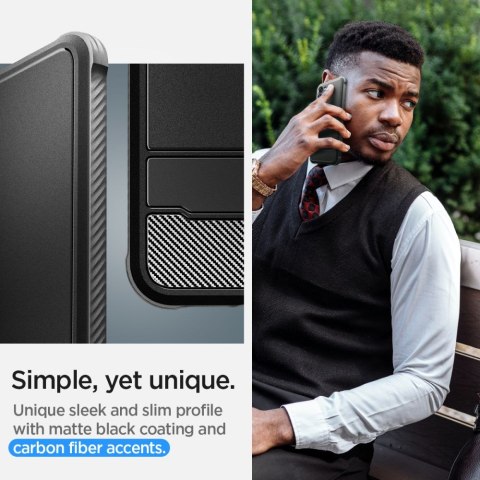 SPIGEN RUGGED ARMOR GALAXY S23 MATTE BLACK Spigen