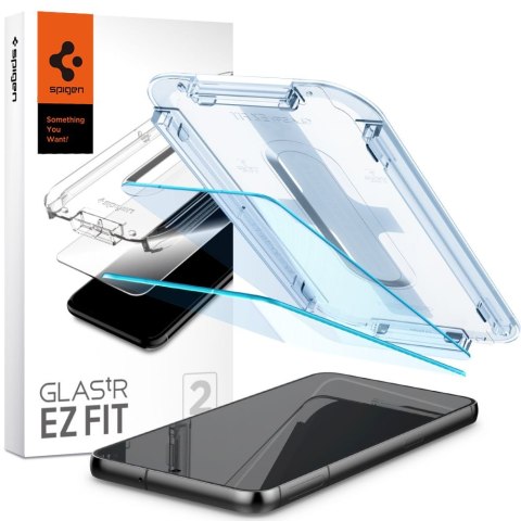 SZKŁO HARTOWANE SPIGEN GLAS.TR "EZ FIT" 2-PACK GALAXY S23 CLEAR Spigen