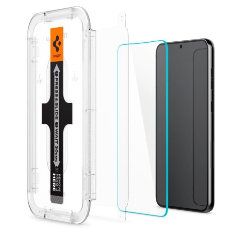 SZKŁO HARTOWANE SPIGEN GLAS.TR "EZ FIT" 2-PACK GALAXY S23 CLEAR Spigen