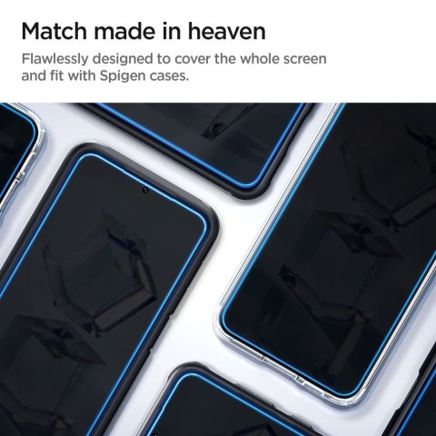 SZKŁO HARTOWANE SPIGEN GLAS.TR "EZ FIT" 2-PACK GALAXY S23 CLEAR Spigen