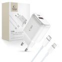TECH-PROTECT C20W 2-PORT NETWORK CHARGER PD 20W / QC3.0 + LIGHTNING CABLE WHITE Tech-Protect