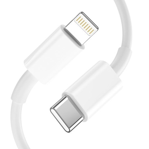 TECH-PROTECT C20W 2-PORT NETWORK CHARGER PD 20W / QC3.0 + LIGHTNING CABLE WHITE Tech-Protect