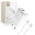 TECH-PROTECT C20W 2-PORT NETWORK CHARGER PD 20W / QC3.0 + TYPE-C CABLE WHITE Tech-Protect