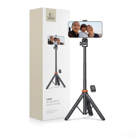 TECH-PROTECT L03S BLUETOOTH SELFIE STICK TRIPOD BLACK Tech-Protect