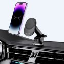 TECH-PROTECT MM15W-V1 MAGNETIC MAGSAFE DASHBOARD & VENT CAR MOUNT WIRELESS CHARGER 15W BLACK Tech-Protect