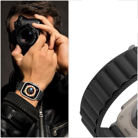 TECH-PROTECT NYLON PRO APPLE WATCH 8 / 9 / 10 / 11 / SE / ULTRA (44 / 45 / 46 / 49 MM) BLACK Tech-Protect