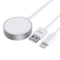 TECH-PROTECT ULTRABOOST 2IN1 MAGNETIC CHARGING CABLE & LIGHTNING 150CM APPLE WATCH WHITE Tech-Protect