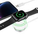 TECH-PROTECT ULTRABOOST 2IN1 MAGNETIC CHARGING CABLE & LIGHTNING 150CM APPLE WATCH WHITE Tech-Protect