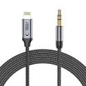 TECH-PROTECT ULTRABOOST LIGHTNING TO AUX MINI JACK 3.5MM CABLE 100CM BLACK Tech-Protect