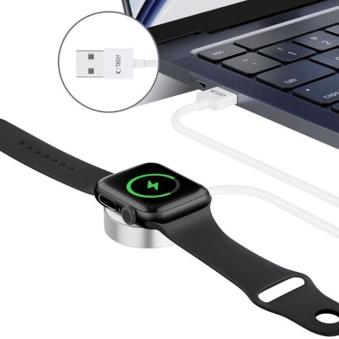 TECH-PROTECT ULTRABOOST MAGNETIC CHARGING CABLE 120CM APPLE WATCH WHITE Tech-Protect