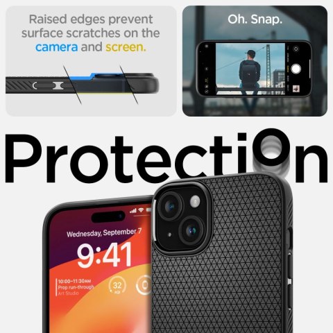 SPIGEN LIQUID AIR IPHONE 15 MATTE BLACK Spigen
