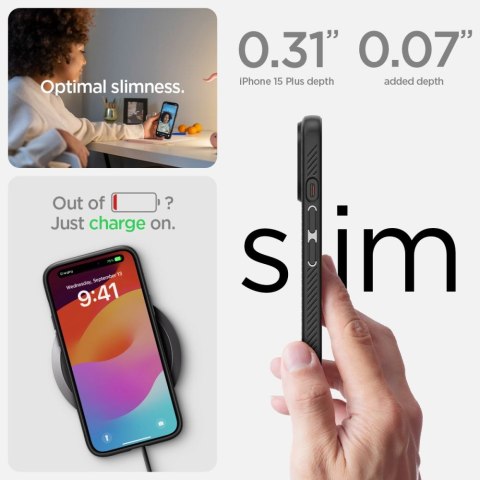SPIGEN LIQUID AIR IPHONE 15 PLUS MATTE BLACK Spigen