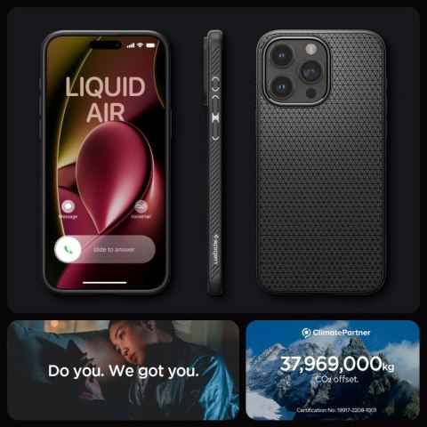 SPIGEN LIQUID AIR IPHONE 15 PRO MATTE BLACK Spigen