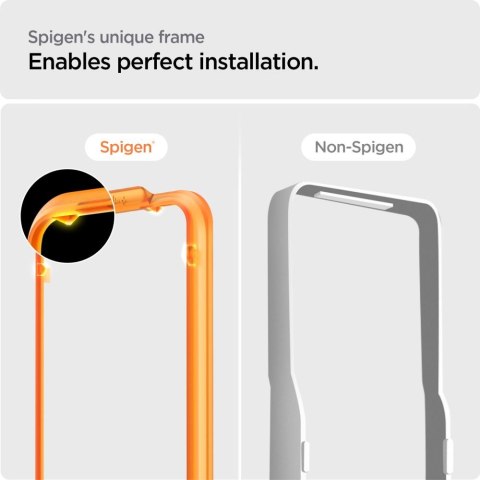 SZKŁO HARTOWANE SPIGEN ALM GLASS FC 2-PACK IPHONE 15 BLACK Spigen