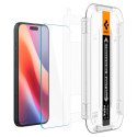 SZKŁO HARTOWANE SPIGEN GLAS.TR "EZ FIT" 2-PACK IPHONE 15 / 16 CLEAR Spigen