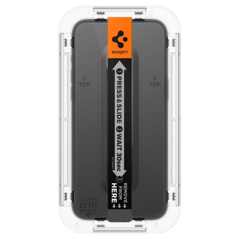 SZKŁO HARTOWANE SPIGEN GLAS.TR "EZ FIT" 2-PACK IPHONE 15 PRO CLEAR Spigen