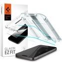 SZKŁO HARTOWANE SPIGEN GLAS.TR "EZ FIT" 2-PACK IPHONE 15 PRO MAX CLEAR Spigen