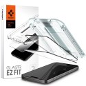 SZKŁO HARTOWANE SPIGEN GLAS.TR "EZ FIT" FC 2-PACK IPHONE 15 PRO BLACK Spigen