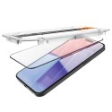 SZKŁO HARTOWANE SPIGEN GLAS.TR "EZ FIT" FC 2-PACK IPHONE 15 PRO BLACK Spigen